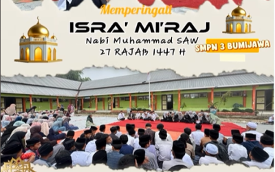 SMPN 3 Bumijawa Peringati Isra Mi’raj Nabi Muhammad SAW dengan Khidmat
